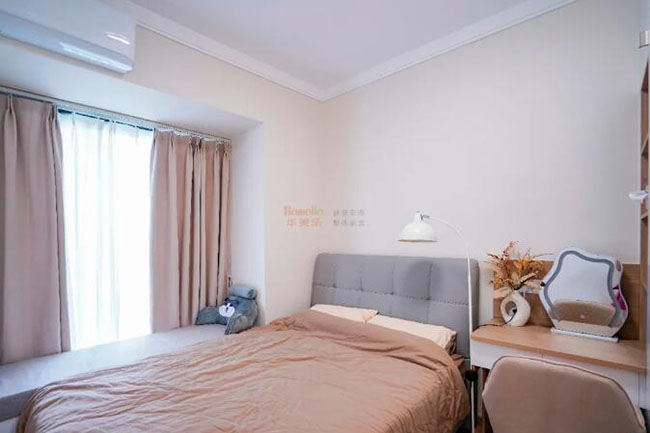 99㎡三居簡(jiǎn)約風(fēng)，結(jié)合型空間布局，將起居利用率拉滿